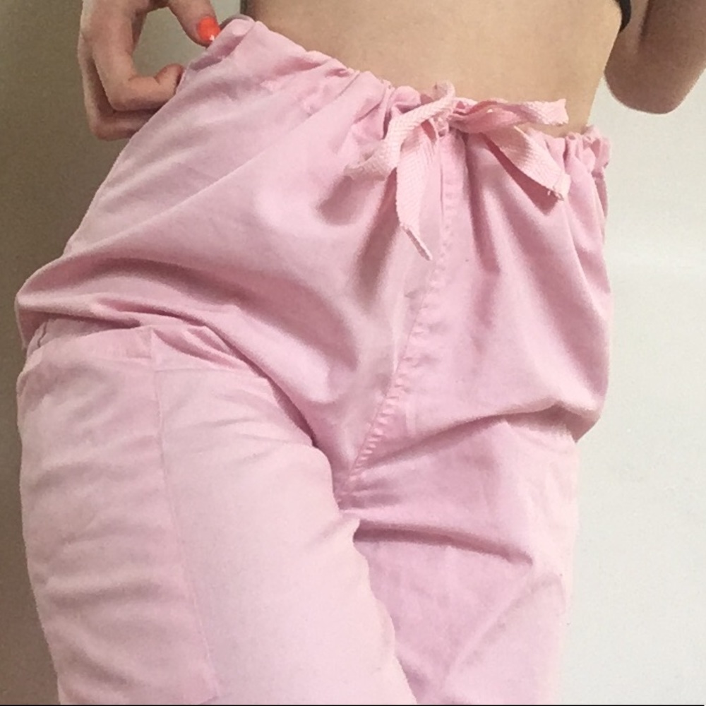 Pink Cherokee scrub pants
